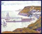 乔治修拉 - Port-en-Bessin, The Outer Harbor, High Tide